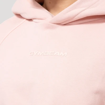 GymBeam Dámská mikina Cropped Mochi Pink