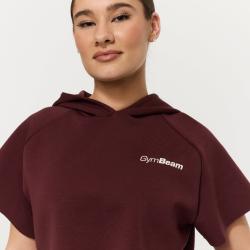 GymBeam Women‘s Relay Cropped Hoodie Fig