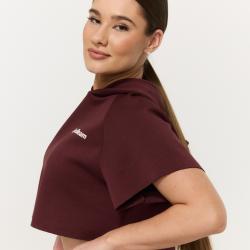 GymBeam Women‘s Relay Cropped Hoodie Fig