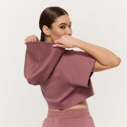 GymBeam Women‘s Relay Cropped Hoodie Haze