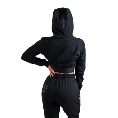 STRIX Dámská mikina Essential Cropped Hoodie Black