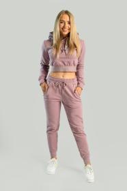 STRIX Dámská mikina Essential Cropped Hoodie Mauve