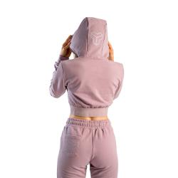 STRIX Dámská mikina Essential Cropped Hoodie Mauve