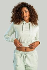 STRIX Dámská mikina Essential Cropped Hoodie Moon Grey