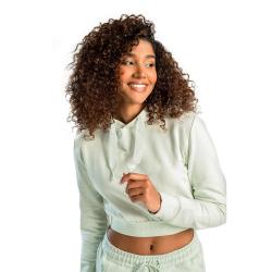STRIX Dámská mikina Essential Cropped Hoodie Moon Grey