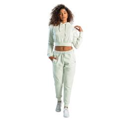 STRIX Dámská mikina Essential Cropped Hoodie Moon Grey