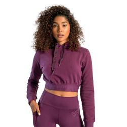 STRIX Dámská mikina Essential Cropped Hoodie Plum