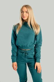 STRIX Dámská mikina Essential High-Neck Deep Teal