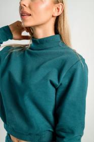 STRIX Dámská mikina Essential High-Neck Deep Teal