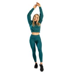 STRIX Dámská mikina Essential High-Neck Deep Teal