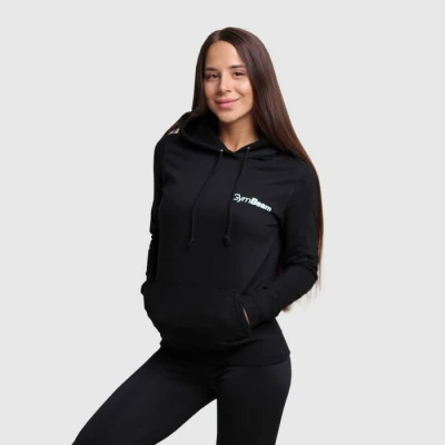 GymBeam Dámská mikina PRO Hoodie Black GymBeam Dámská mikina PRO Hoodie Black