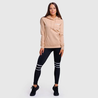 GymBeam Dámská mikina PRO Hoodie Sand