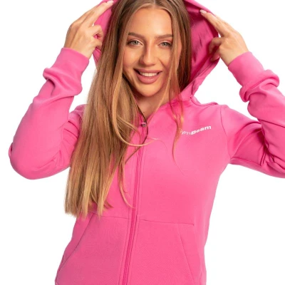 GymBeam Limitless Dragonfruit dámská mikina se zipem