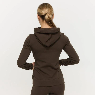 GymBeam Women‘s Limitless Zip Up Hoodie Espresso