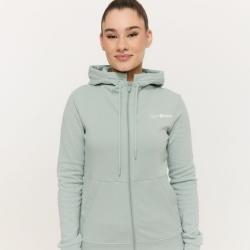 GymBeam Dámská mikina se zipem Limitless Eucalypt