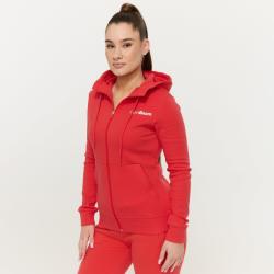 GymBeam Dámská mikina se zipem Limitless Hot Red