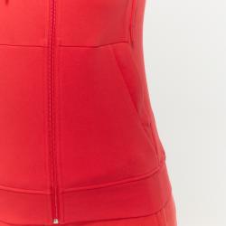 GymBeam Dámská mikina se zipem Limitless Hot Red