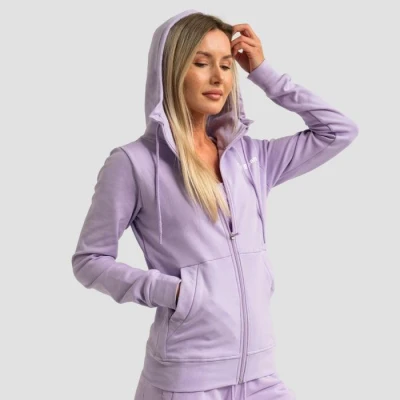 GymBeam Dámská mikina se zipem Limitless Lavender GymBeam Dámská mikina se zipem Limitless Lavender