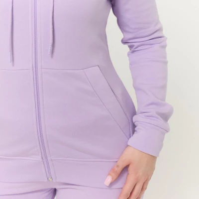 GymBeam Dámská mikina se zipem Limitless Lavender
