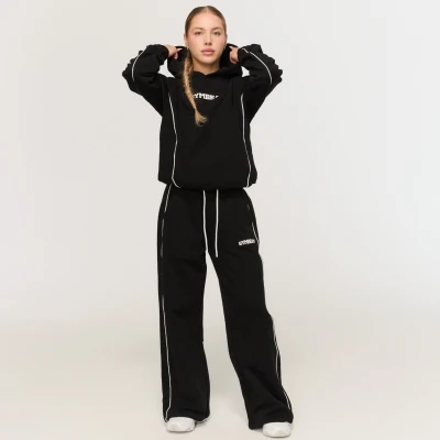GymBeam Dámská mikina Varsity Black