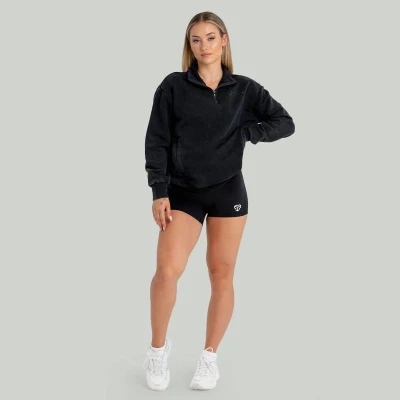 GymBeam STRIX Washed Black dámská mikina