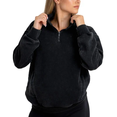 GymBeam STRIX Washed Black dámská mikina