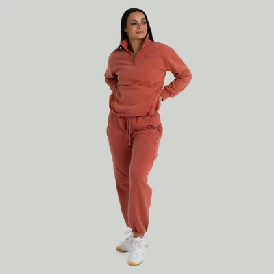 GymBeam Washed Terra STRIX dámská mikina