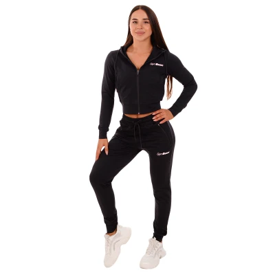 GymBeam Dámská mikina Zip-up TRN black