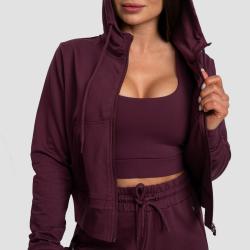 GymBeam Dámská mikina Zip-up TRN Eggplant