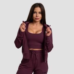 GymBeam Dámská mikina Zip-up TRN Eggplant