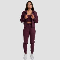 GymBeam Dámská mikina Zip-up TRN Eggplant