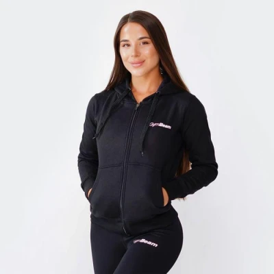 GymBeam Dámská mikina Zipper Hoodie Black POUZE XL (VÝPRODEJ) GymBeam Dámská mikina Zipper Hoodie Black POUZE XL (VÝPRODEJ)
