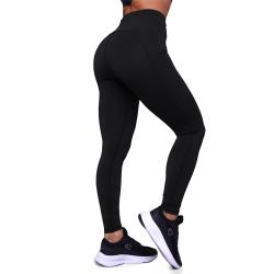 GymBeam Dámské běžecké legíny Pulse Black