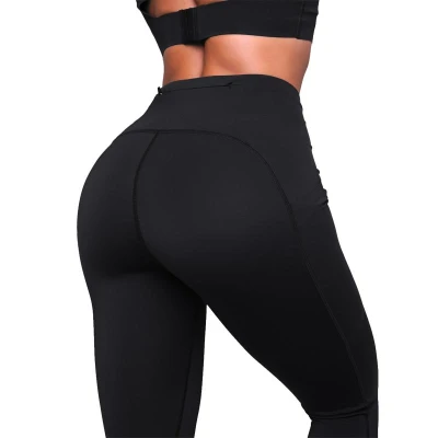 GymBeam Dámské běžecké legíny Pulse Black