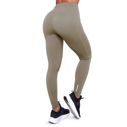 GymBeam Dámské běžecké legíny Pulse Vetiver
