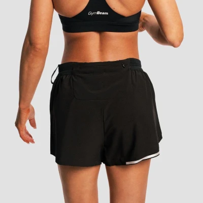 GymBeam Dámské běžecké šortky Pulse X Black