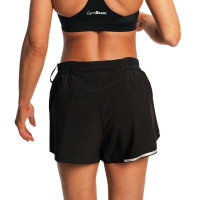 GymBeam Dámské běžecké šortky Pulse X Black