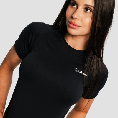 GymBeam Pulse X Black dámské běžecké triko