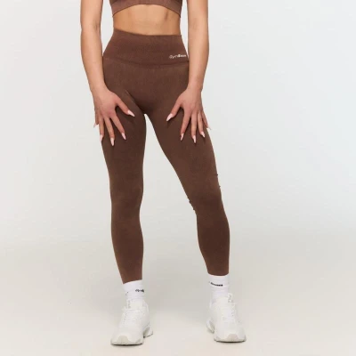 GymBeam Dámské bezešvé legíny Fierce Brown