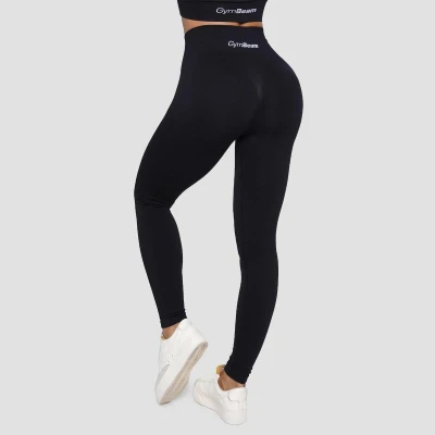 GymBeam Dámské bezešvé legíny Lift Black