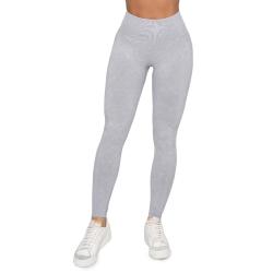 GymBeam Dámské bezešvé legíny Lift Grey