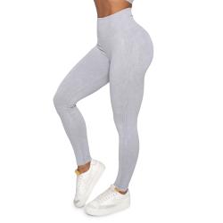 GymBeam Dámské bezešvé legíny Lift Grey