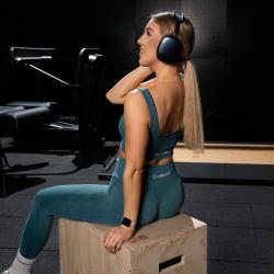 GymBeam Dámské bezešvé legíny Lift Petrol