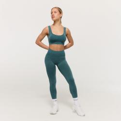 GymBeam Dámské bezešvé legíny Lift Petrol