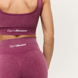 GymBeam Dámské bezešvé legíny Lift Plum