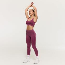 GymBeam Dámské bezešvé legíny Lift Plum