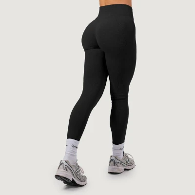 GymBeam Dámské bezešvé legíny NEO Black