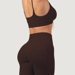 GymBeam Dámské bezešvé legíny NEO Mocha