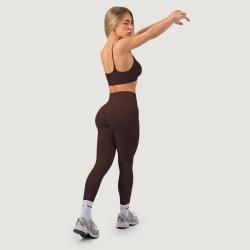 GymBeam Dámske bezšvové legíny NEO Mocha