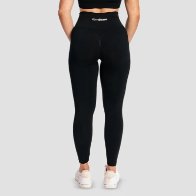 GymBeam Dámské Bezešvé Legíny Sculpt Black